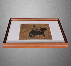 钦州书画装裱配框服务案例